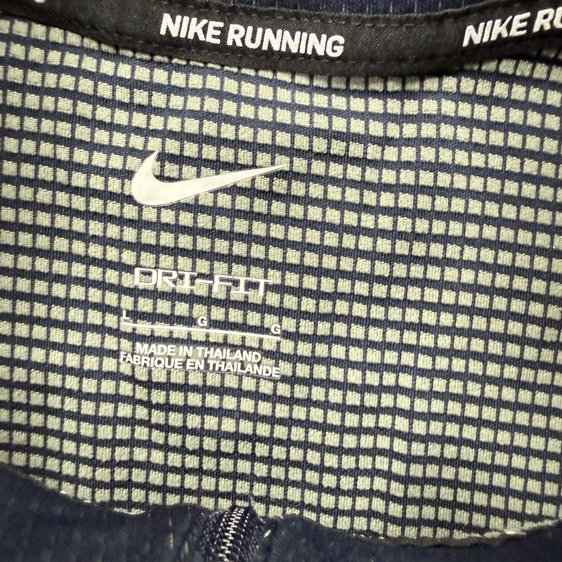 Nike Pacer 1/2 Zip Long Sleeve Running Top Shirt Men L Blue BV4755 gallery