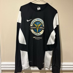 Nike Dri-FIT Men’s Long Sleeve T-Shirt Size M Black/White IMG Academy Finals