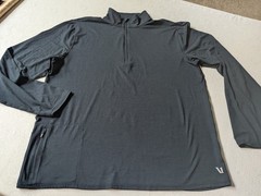 Vuori Ease Performance 1/4Half Zip Mens- black – Pullover – XLARGE XL