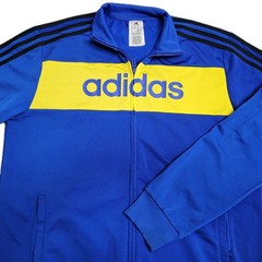 Adidas Track Jacket Mens M Essential Tricot 3-Strip Liner Royal Blue Full Zip