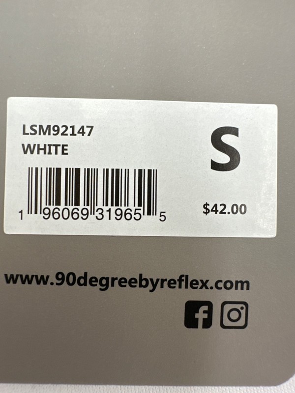 $42 90 Degree Men's Cationic Layback Long Sleeve Shirt - White - Small - New gallery