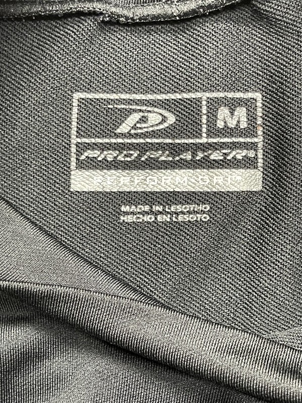 Pro Player Perform Dri Mens Size M Long Sleeve Black Mock Neck Shirt Activewear gallery