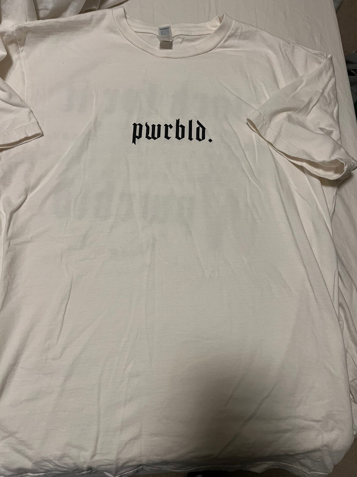 PWRBLD Work For it Gym Lifting Club Large Shirt Powerlifting Bodybuilding SBD gallery