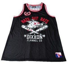 Dixxon Flannel Company Rats Get Bats Basketball Jersey Size Large