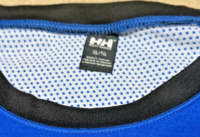 Helly Hansen HH Active Lifa Flow Mens XL Blue Ski Resort Long Sleeve Base Layer gallery