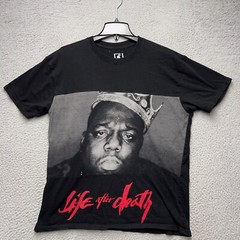 Notorius BIG Shirt Mens XL Black Brooklyn Mint Biggie Rap Hip Hop Streetwear