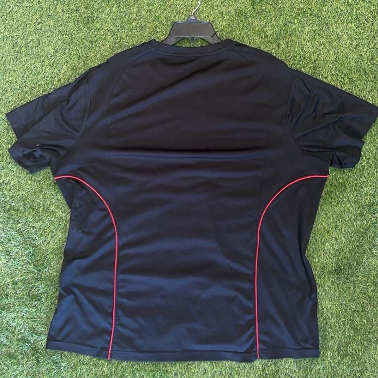 Fila Sport Athletic Performance T-Shirt Black Red XL gallery
