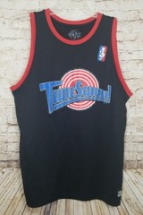 Space Jam Tune Squad Bugs #1 Basketball Jersey Mens Size XL Black Red Tank Top
