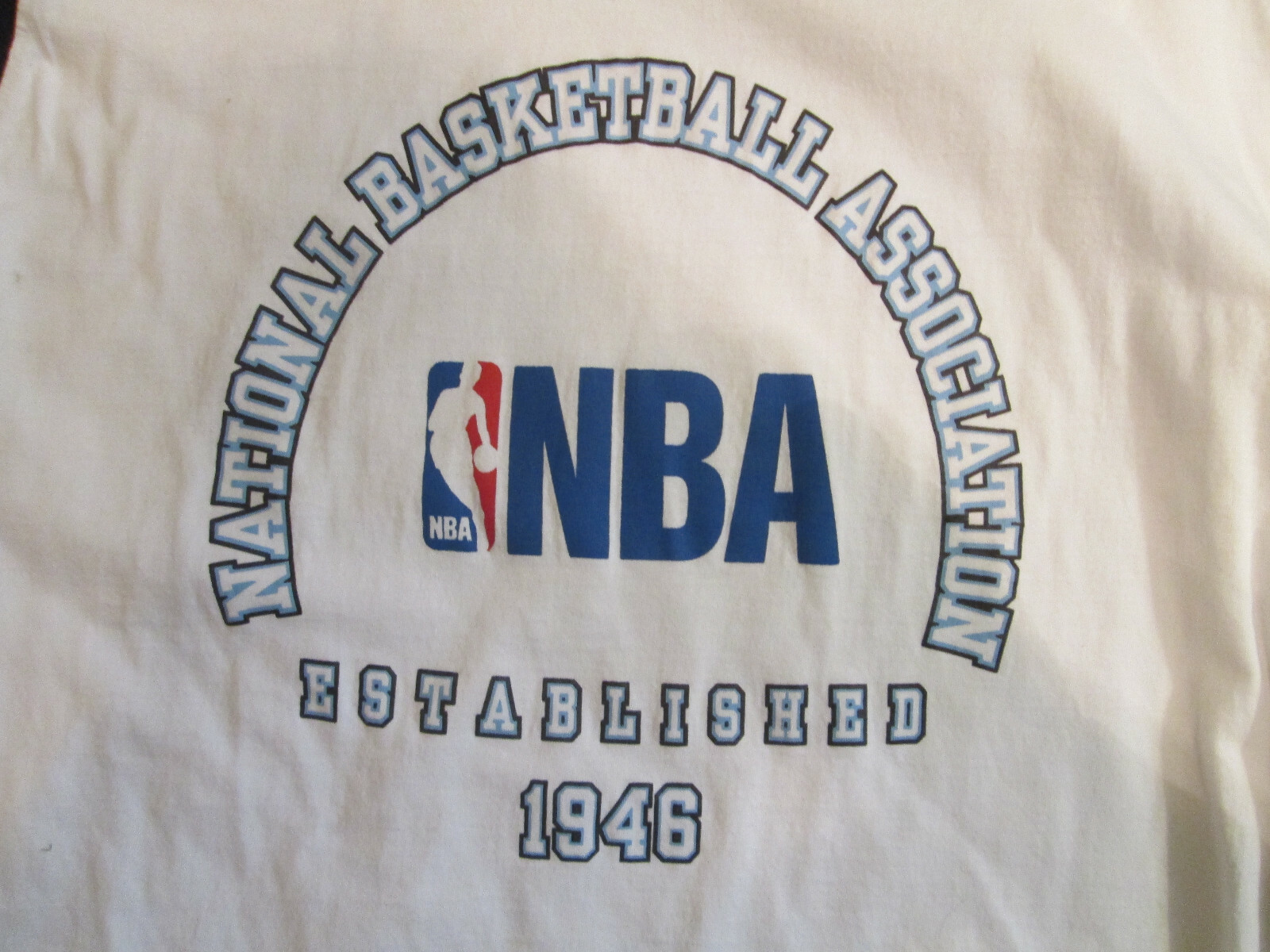 Mens Shirt Large 100% cotton short sleeve crew tshirt authentic NBA basketball gallery