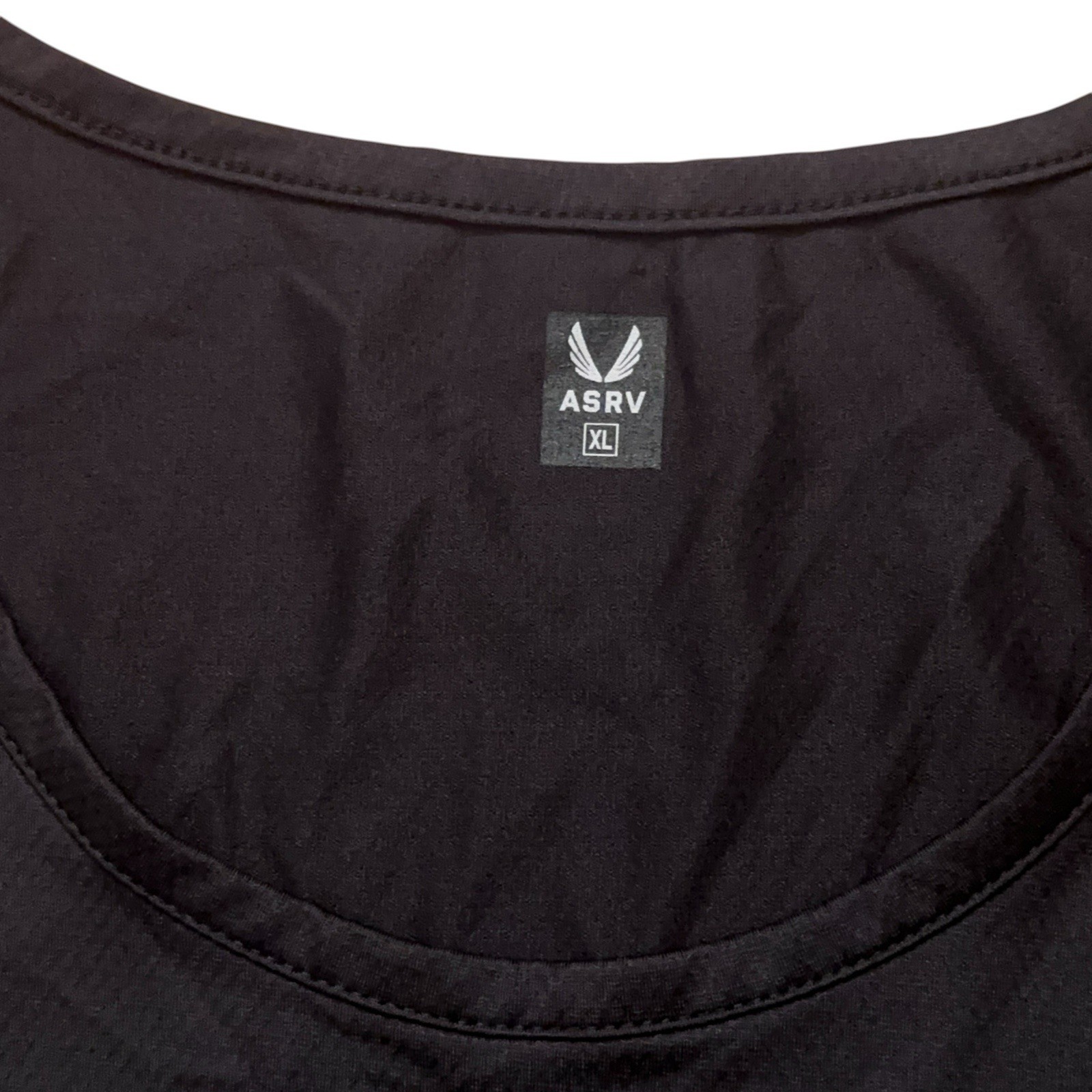 ASRV Aerosilver Tank Top Mens Size XL Athletic Gym Running Lightweight Black gallery