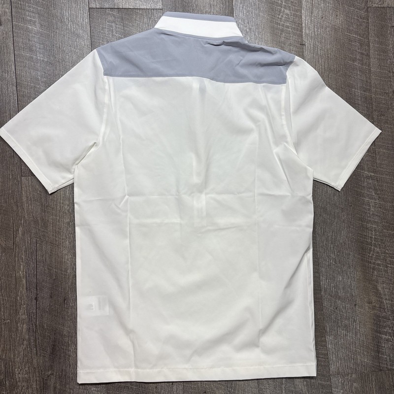 Under Armour Men's Small White Gray Motivate 3.0 Short Sleeve 1/2 Zip - 1389612 gallery