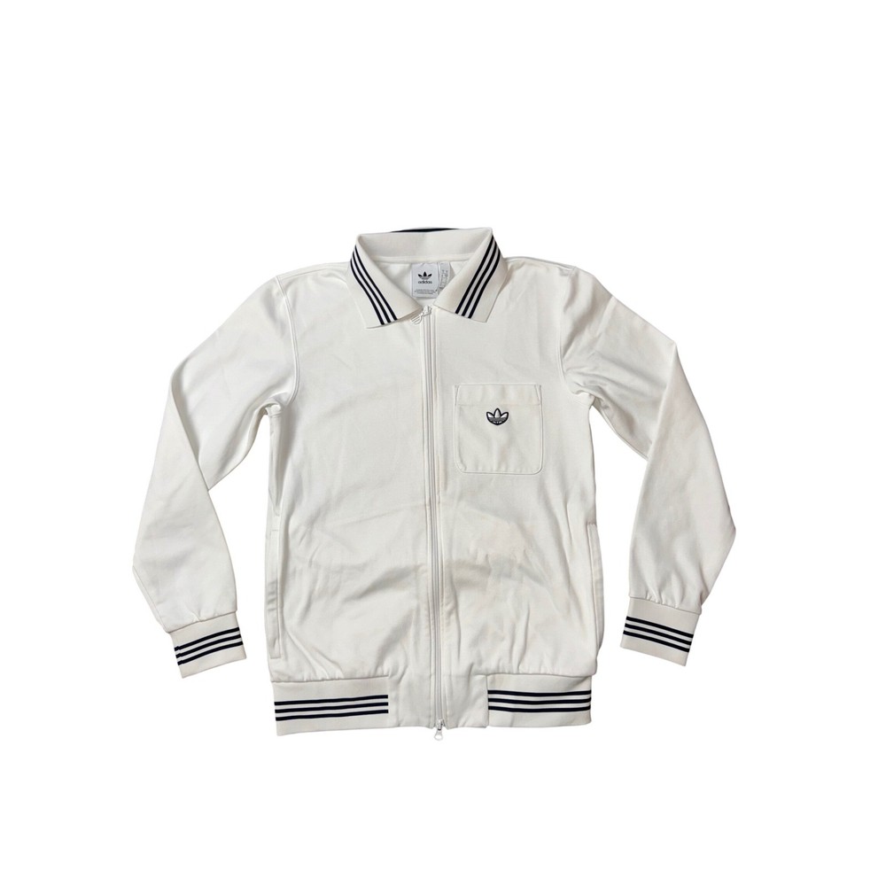 Adidas White Daily Free Time Kara Zip-up Track Jacket Athletic DY4076 Size Small