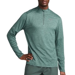 NIKE MEN ELEMENT RUNNING HALF ZIP DRI-FIT SHIRT VINTAGE GREEN #DD4756-NWT