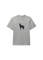 prAna Wolf Pack Journeyman Short Sleeve Tee Men’s Shirt, Heather Grey, XX-Large,