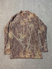 Under Armour Shirt Mens XL Mossy Oak Break Up Camo Coldgear Base Layer Hunting