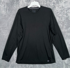 Patagonia Capilene Midweight Baselayer Crewneck Shirt Mens Large Black