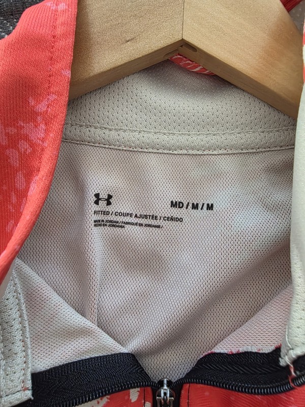 Under Armour Project Rock Full Zip Jacket Medium Aloha Camo Zip Pockets Mens gallery