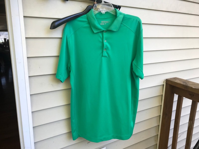 Mens Nike Golf Polo Shirt Green DRI-FIT SIZE L Style 509167 Color 386 gallery
