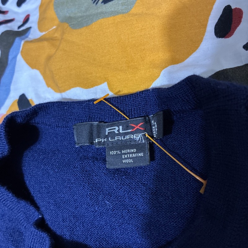 RLX 67Ralph Lauren Long Sleeve Pullover Sz L Multi Color No Returns gallery