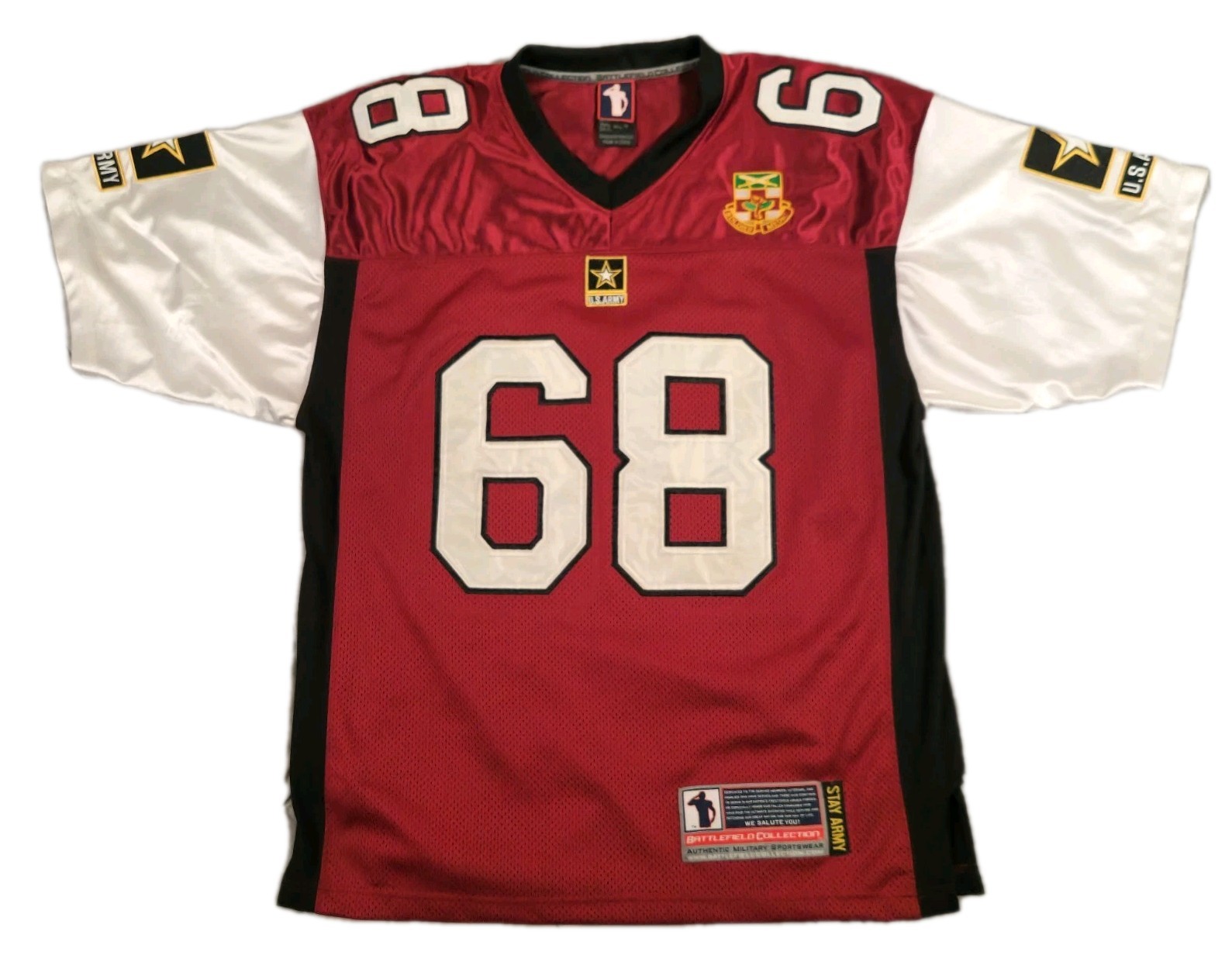US ARMY Soldier Medics #68 Football Jersey Mens Size 50 L Battlefield Collection gallery