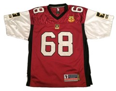 US ARMY Soldier Medics #68 Football Jersey Mens Size 50 L Battlefield Collection