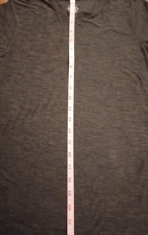 Leg3nd Breathe Men's Black/Grey Heathered Athletic/Active Short Sleeve T-Shirt gallery