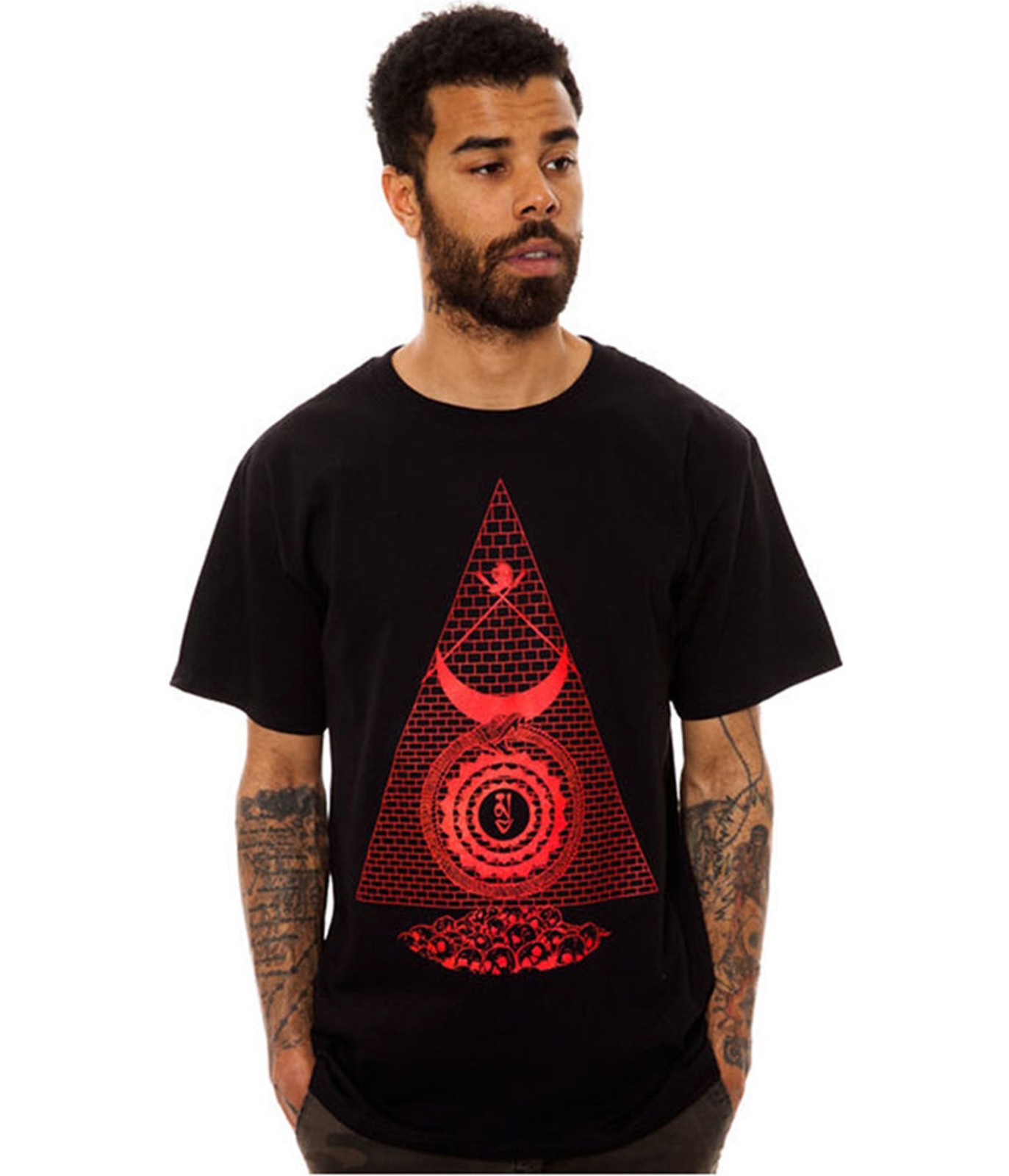 Black Scale Mens The Black Alchemy Graphic T-Shirt, Black, Medium gallery