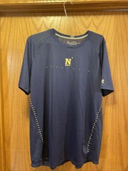 Under Armour Navy Midshipman Annapolis Naval Academy HeatGear Shirt Men’s 2XL