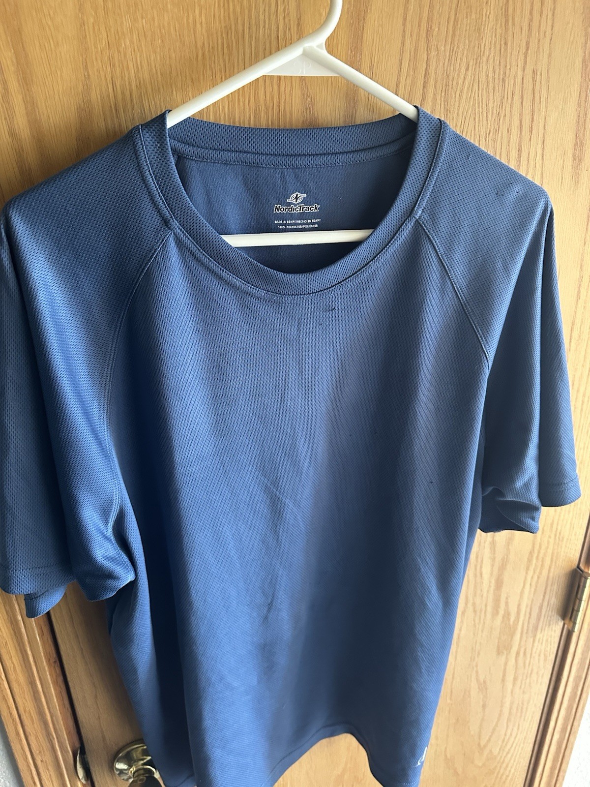 Men Blue M Medium Nordic track Free Shipping Short Sleeve gallery