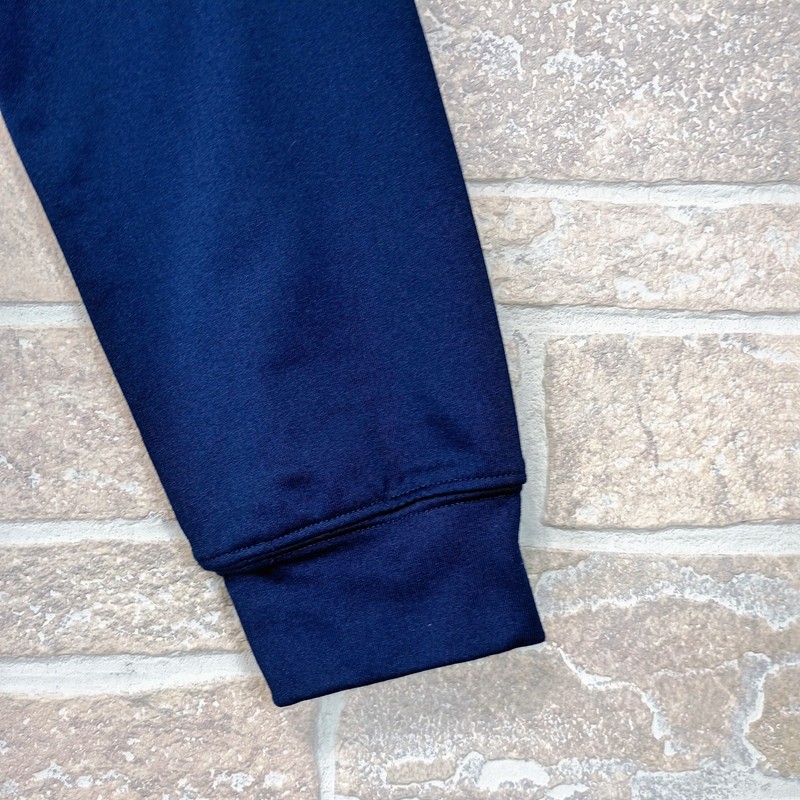Nike Pro Fitted Shirt Medium Baselayer Dri-Fit Long Sleeve Mock Neck SWOOSH Navy gallery