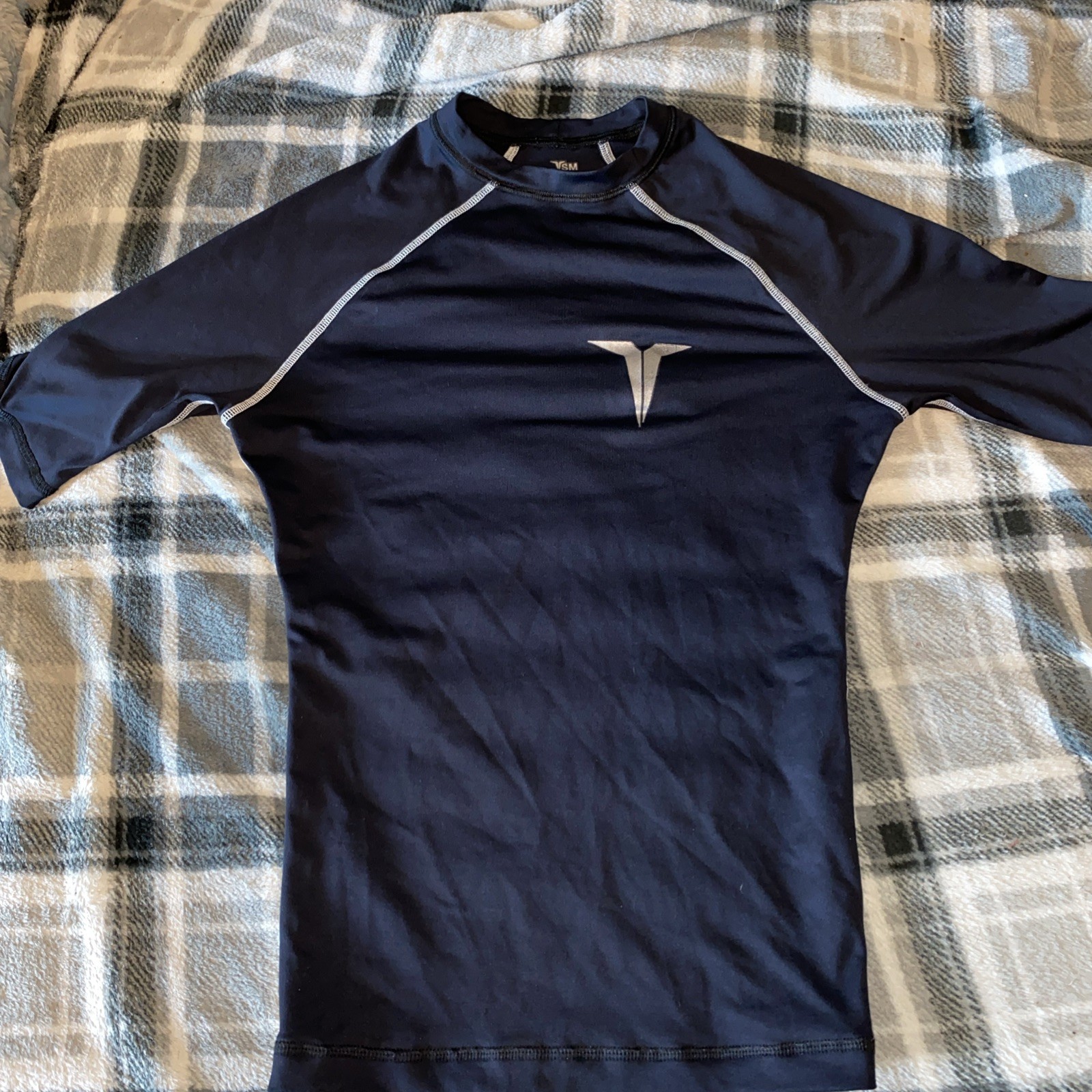 Titin Force Short Sleeve Compression Shirt Black Small Shirt Sorbtek Athletic gallery