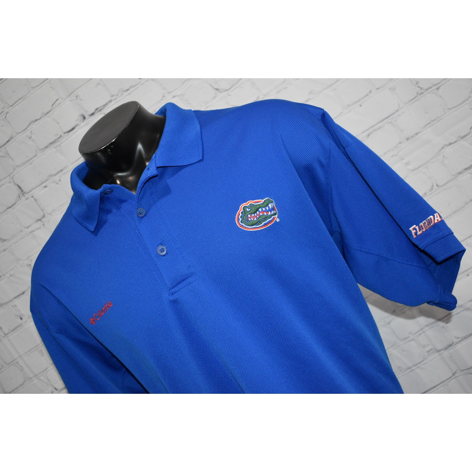 Columbia PFG Performance Fishing Gear Golf Shirt Mens Size XL Florida Gators UF gallery
