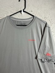 Patagonia Mens Grey Polyester Elastane UPF 50 Short Sleeve T-Shirt Size Large