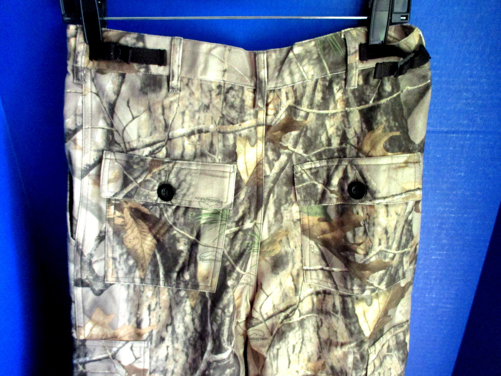 TRIAD HUNTING GEAR~Brown Camo TIMBERTEC CARGO PANTS~Men's Small~NWT gallery