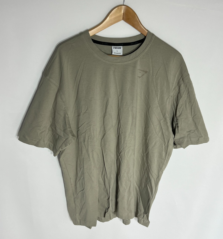 Gymshark Power T-shirt Oversized Workout | Dusk Green | Men's | Large | New