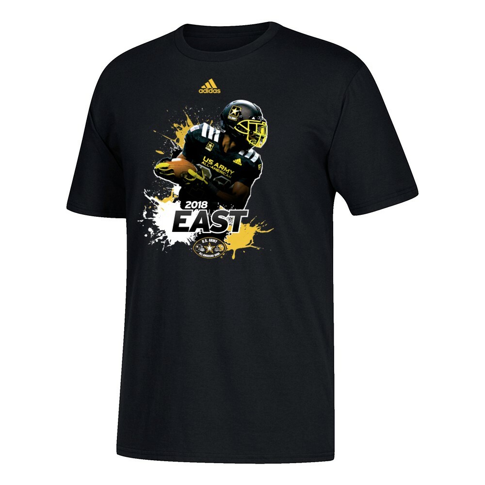 Adidas Men's 2018 U.S. Army All-American Bowl East Black T-Shirt gallery