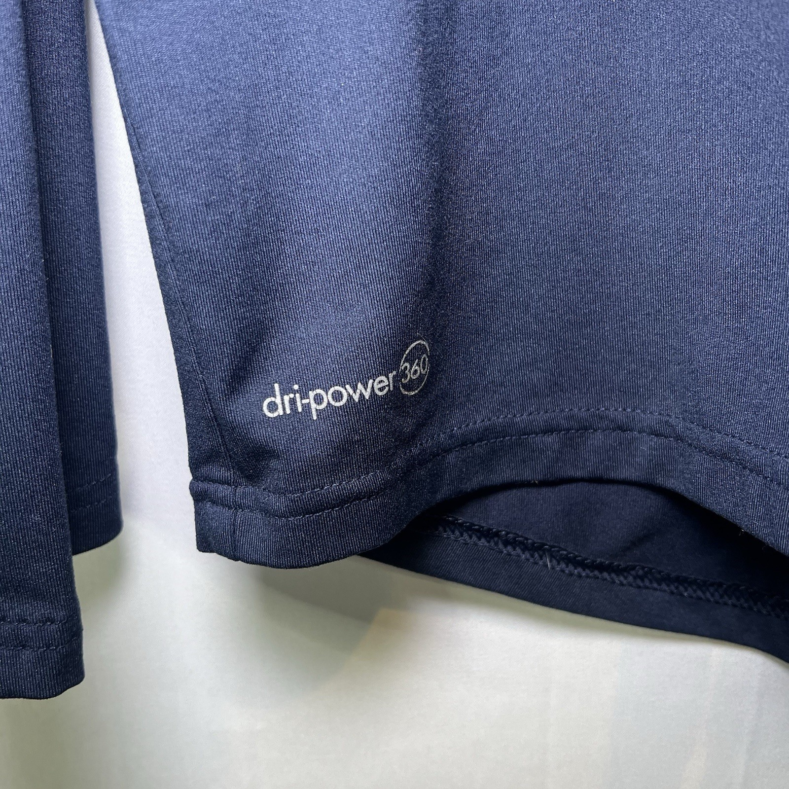 Russell Training Fit DriPower 360 Mens S Blue Long Sleeve 1/4 Zip Active Shirt gallery