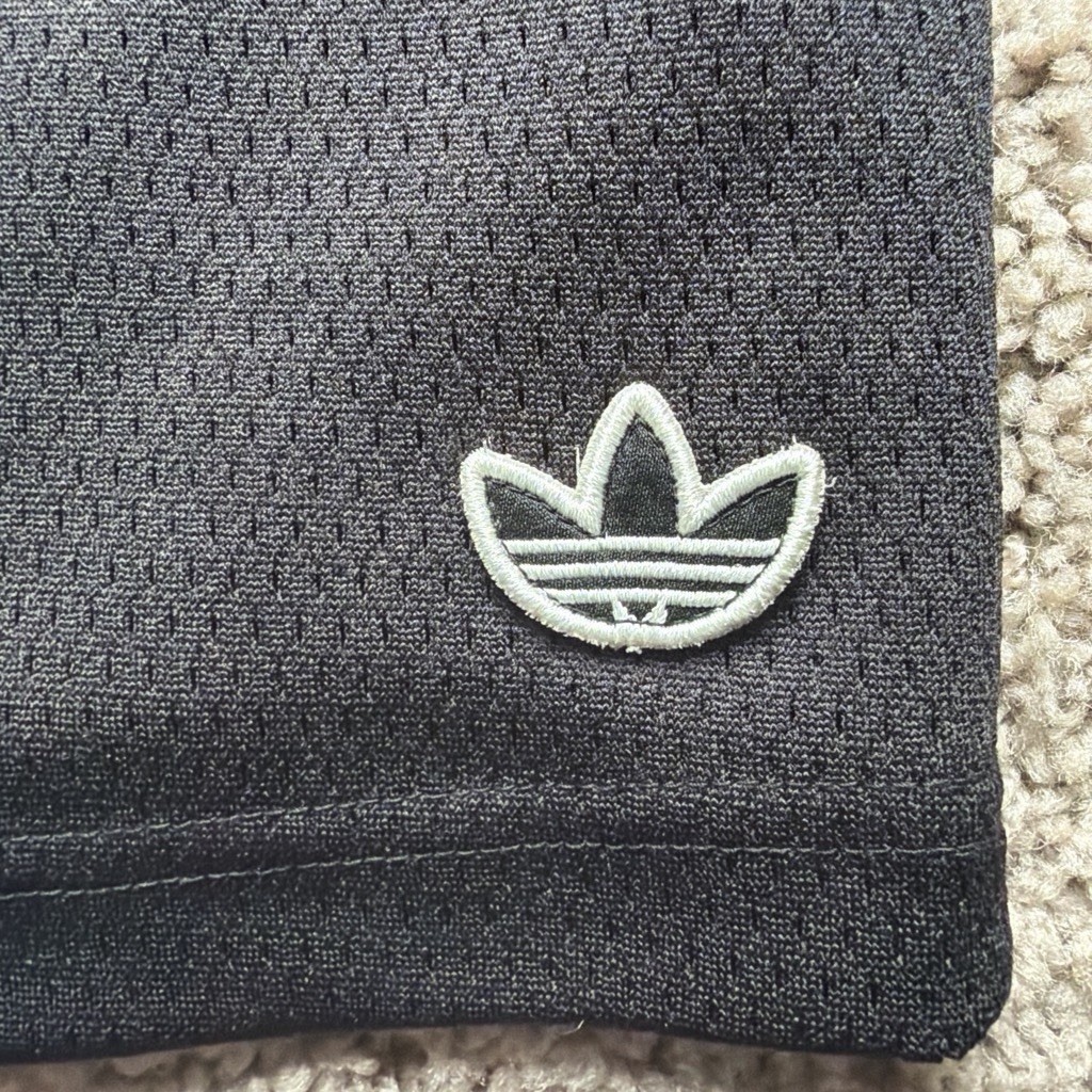 adidas Men’s Black Mesh Basketball Jersey Tank Top Trefoil Logo Size L gallery