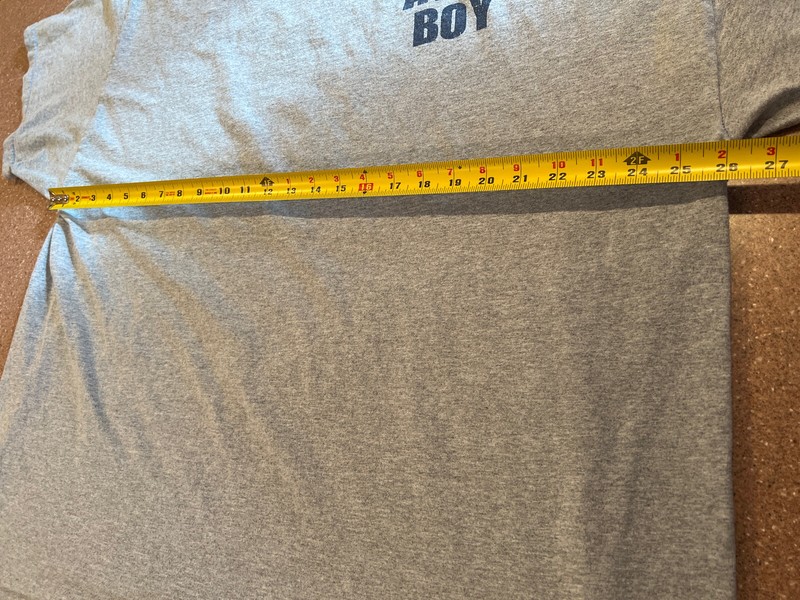Gildan “Atta Boy” Mountain Ledge Rock Gray T-shirt Short Sleeves Mens 3XL gallery