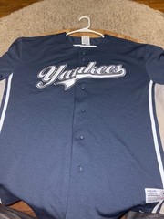 Yankees MLB True Fan Series Mens New York Yankees johnny Damon Jersey Size XXL