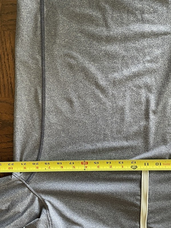 Johnnie O Mens Large Quarter Zip Performance Pullover Blue/Gray Heather Golf gallery