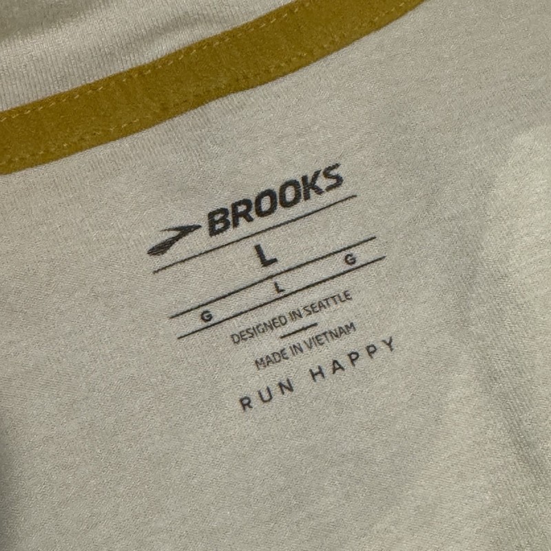 Brooks Dash 1/2 Zip Running Top Men’s Sz Large 211298 Honey Dew gallery