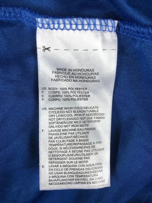 Reebok Men’s XL PlayDry Blue Graphic Moisture Wicking T-Shirt New gallery
