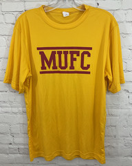 Sport-Tek 90836 Adult’s 100% Polyester MUFC “30” Soccer Shirt Yellow Red Small