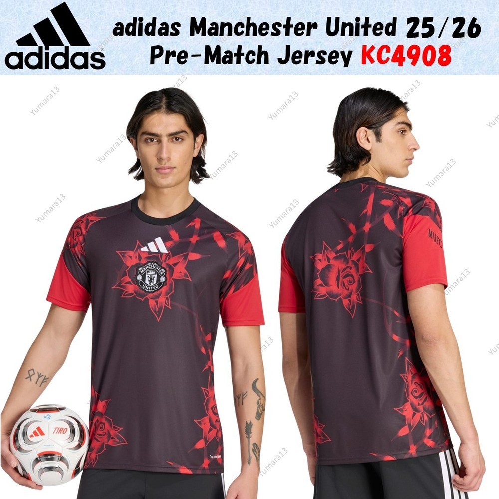 adidas Manchester United 25/26 Pre-Match Jersey KC4908 Japan Size
