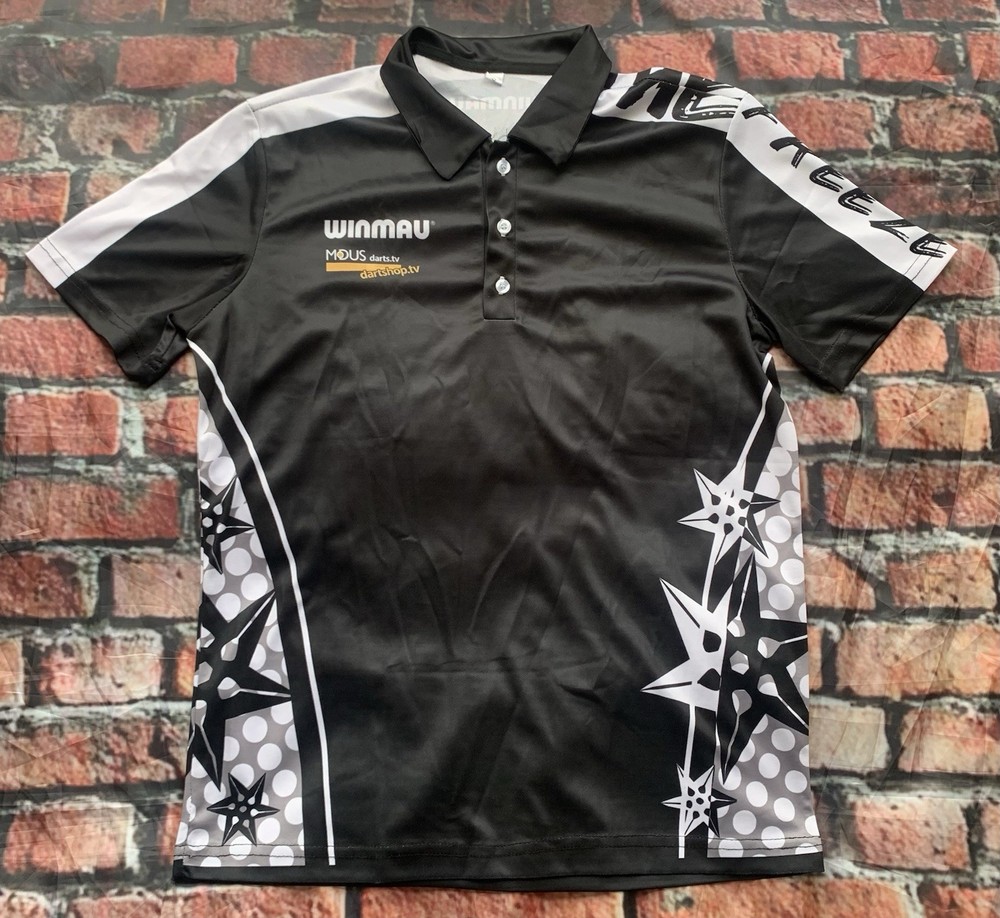Danny Noppert Men’s PDC Darts Polo Shirt New Size XXL/Pit To Pit 23.5 Inches