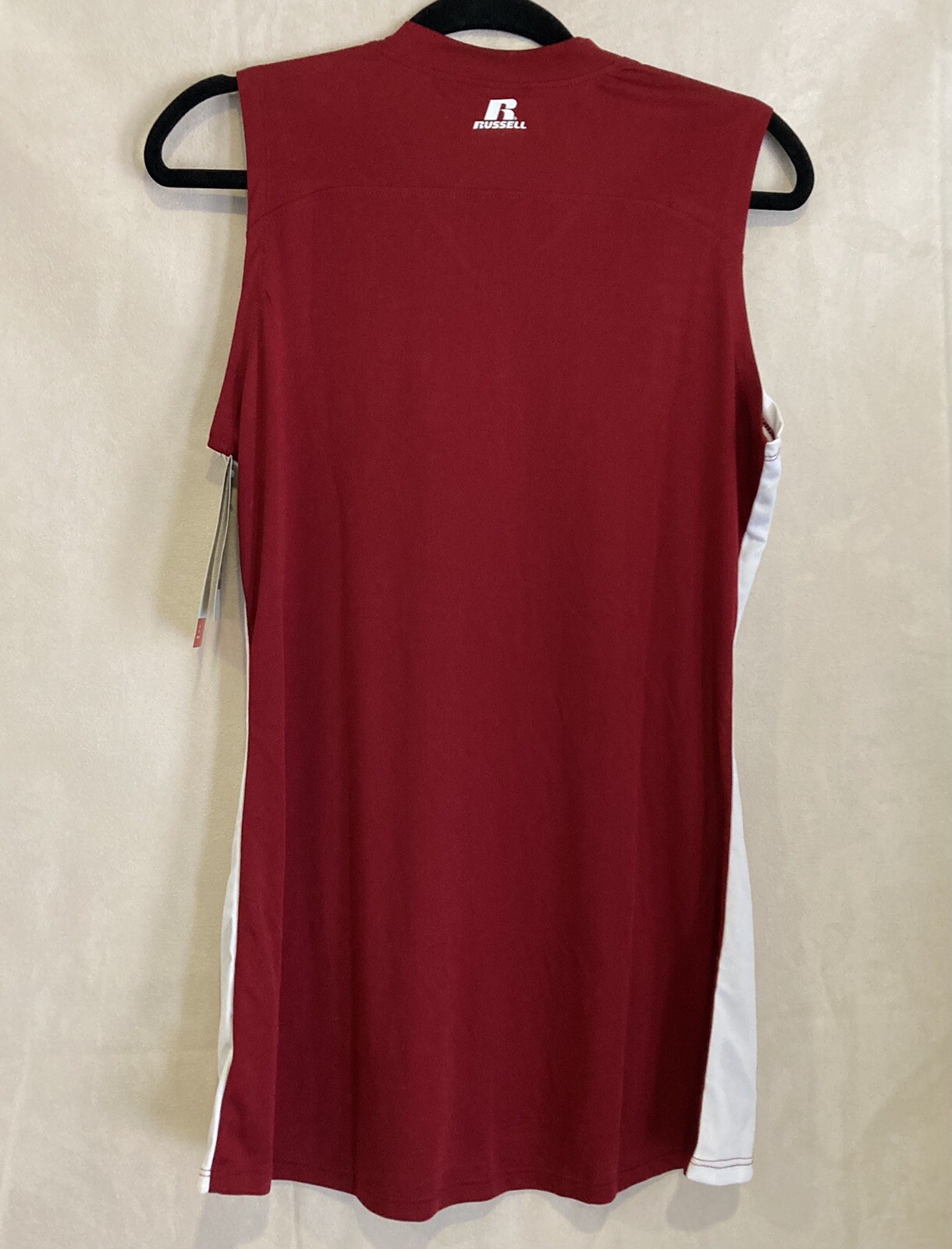 Russell Athletic Dri Fit Power Sleeveless - Red/White - Size M - NWT gallery