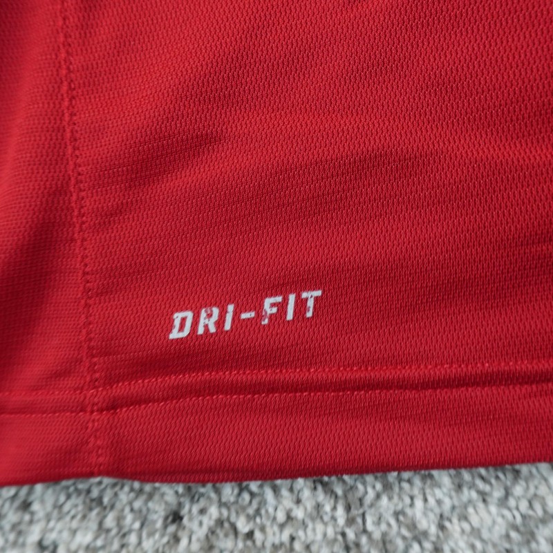 Nike Tank Top Mens 2XL Red Dri FIT Sleeveless Jersey Shirt Basketball Gym Swoosh gallery