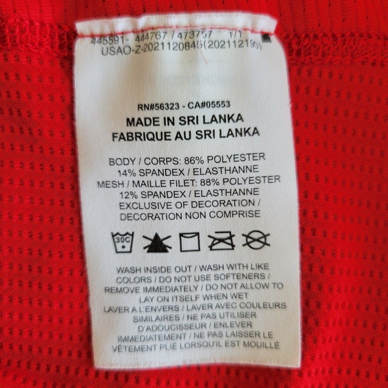 UNLV Rebels Basketball # 1 Hill Nike Pro Mesh Red Tank-Top Size XL gallery