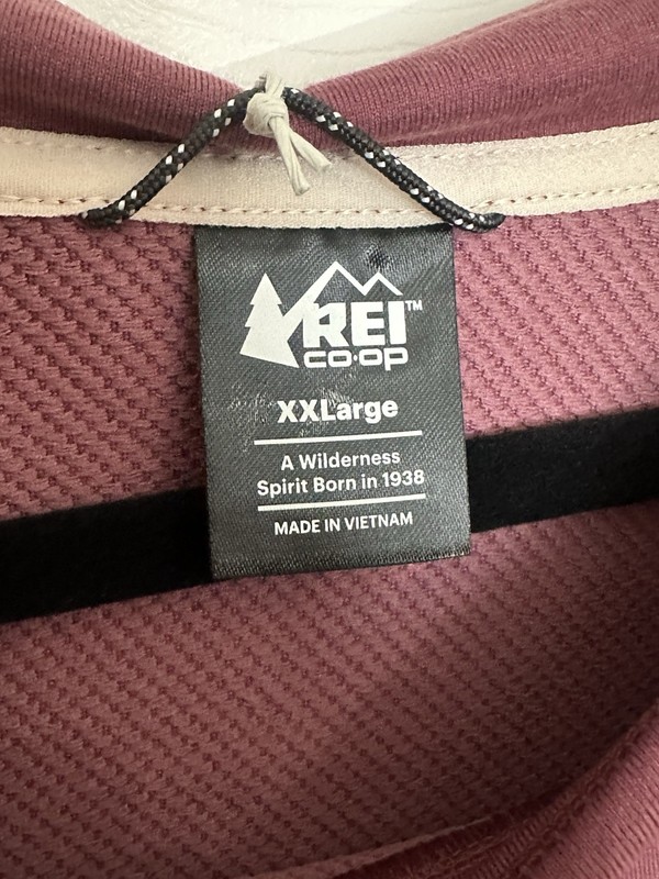 REI Active Pursuits Midweight Pullover Crew Mauve Shadow Red, Size XXL gallery